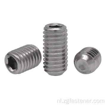 A2-70 DIN 916 Schroef Cocave Point Fastener